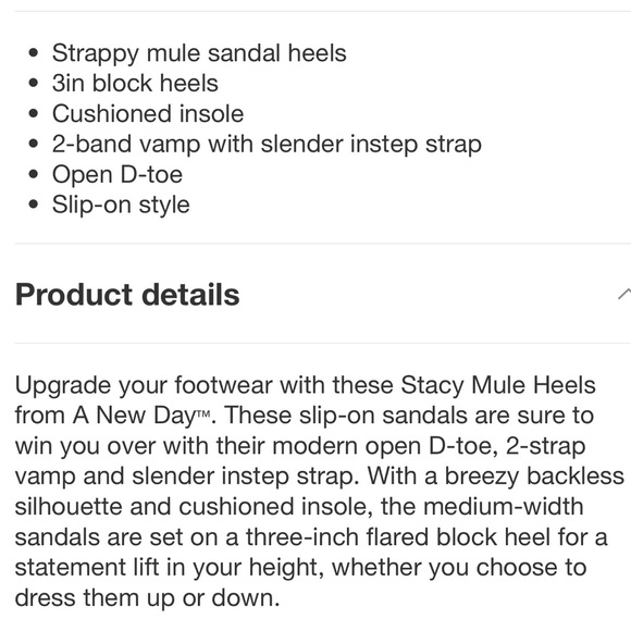 🤍SALE! WIDE FAUX PEARL MULE HEELS - Picture 10 of 10